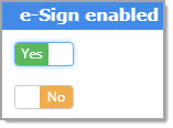 e-Sign Enabled